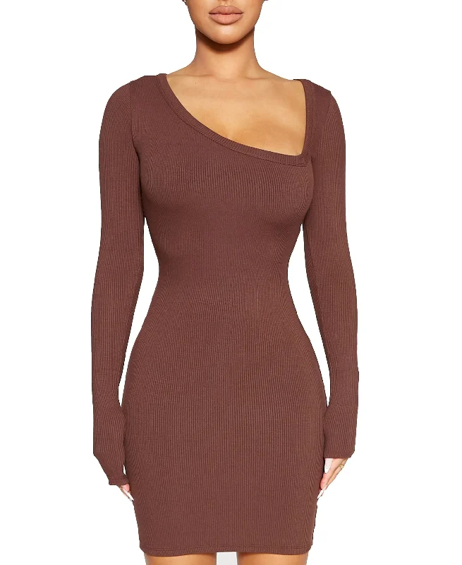 Asymmetric Bodycon Dress