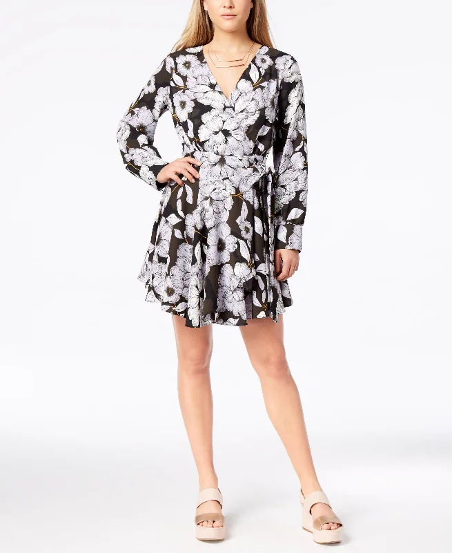 Printed Wrap Dress