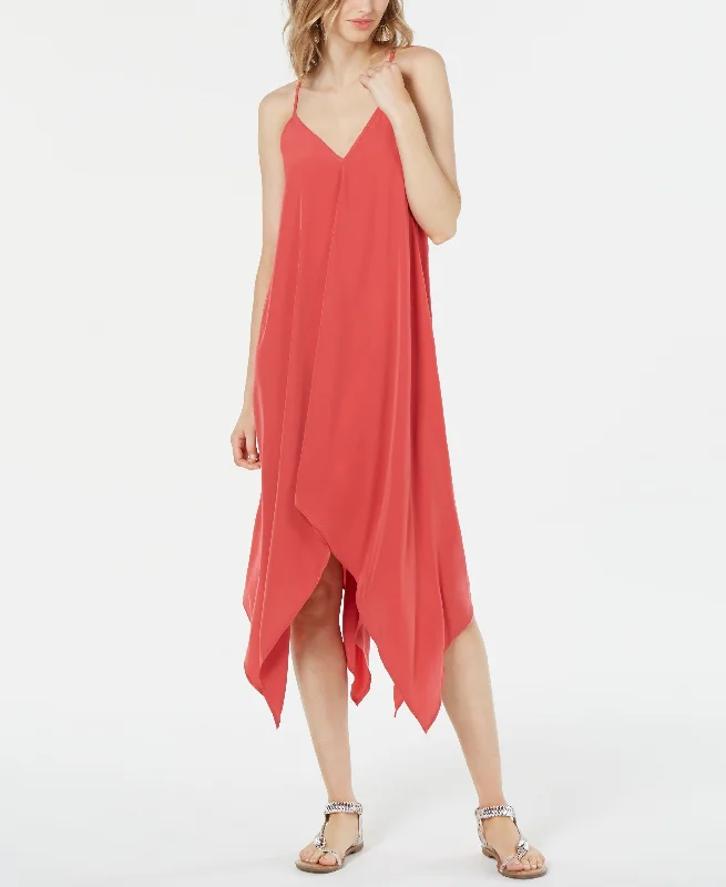 Bar III Sleeveless Handkerchief Hem Dress