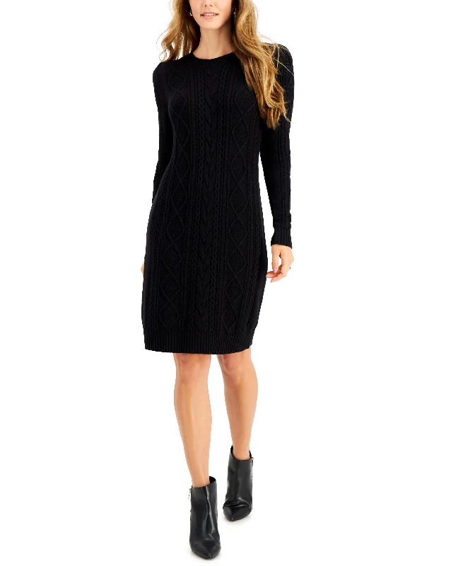 Charter Club Cable Knit Sweater Dress