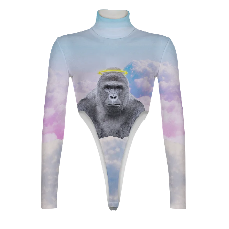 Harambe Halo Turtleneck Long Sleeve Jumpsuit