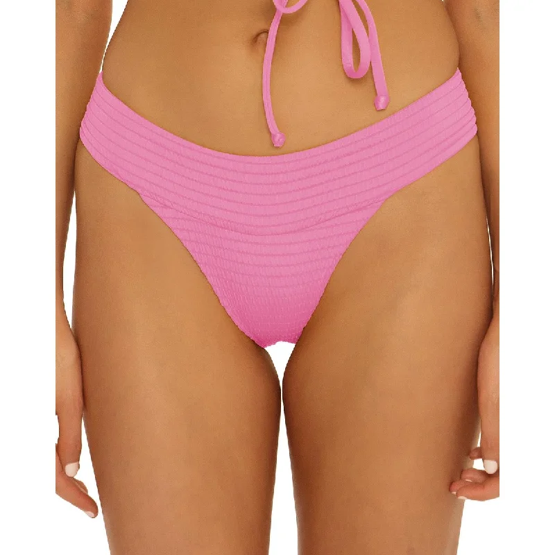 Isabella Rose Womens Ribbed Nylon Swim Bottom Separates