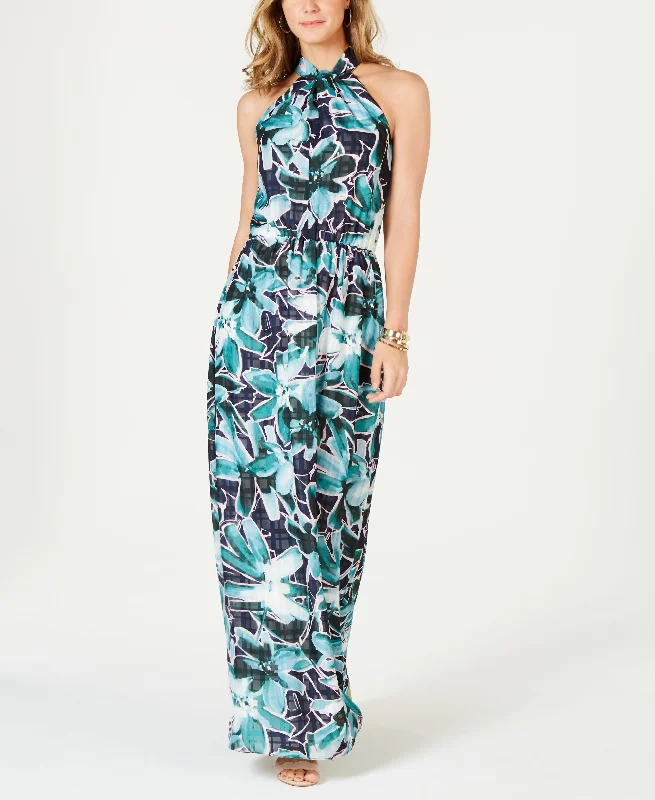 Julia Jordan The Knot Floral Print A Line Maxi Dress