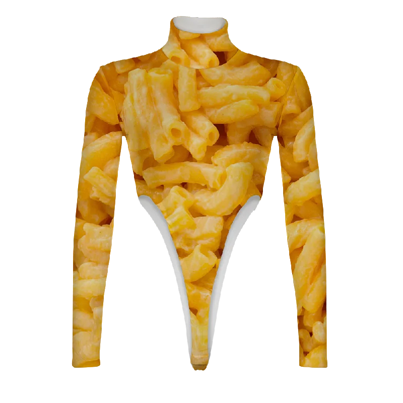 Mac N' Cheese Turtleneck Long Sleeve Jumpsuit