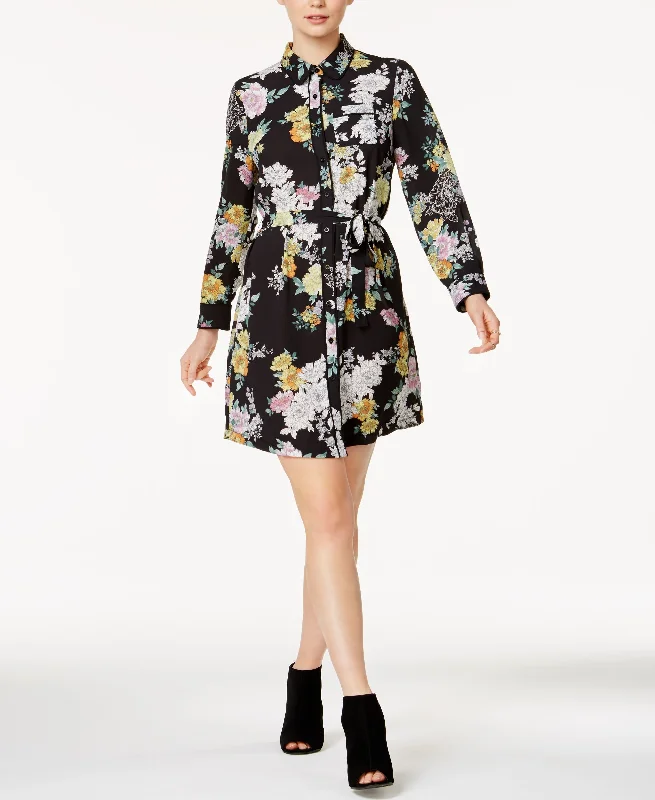 Maison Jules Floral Print Shirtdress