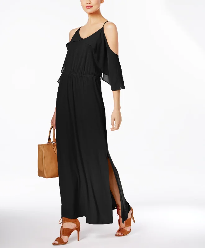 Ny Collection Cold Shoulder Maxi Dress