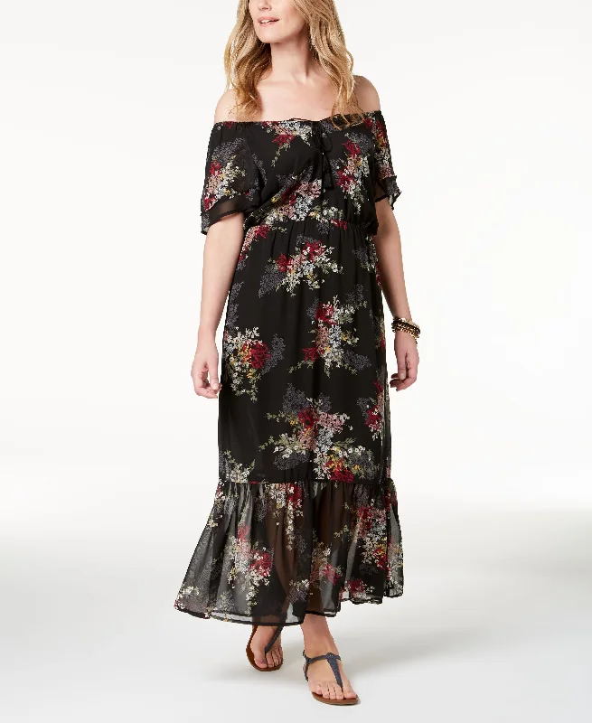 Style & Co Off The Shoulder Maxi Dress