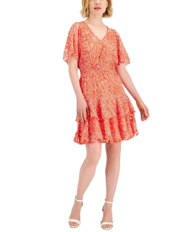 Taylor Tiered Ruffle A Line Dress