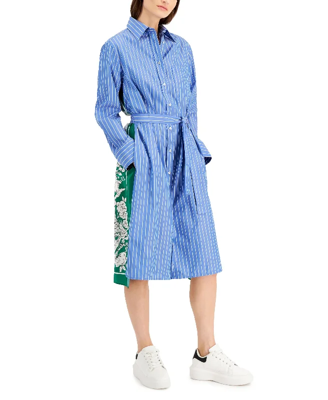 Weekend Max Mara Katanga Silk-Cotton Shirtdress