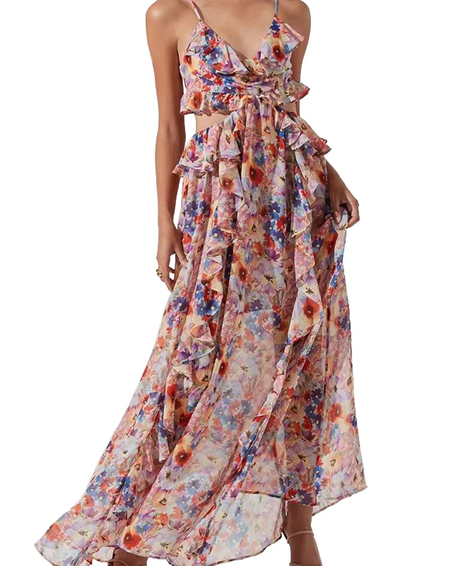 Women's Palace Floral-Print Ruffled Maxi Dress